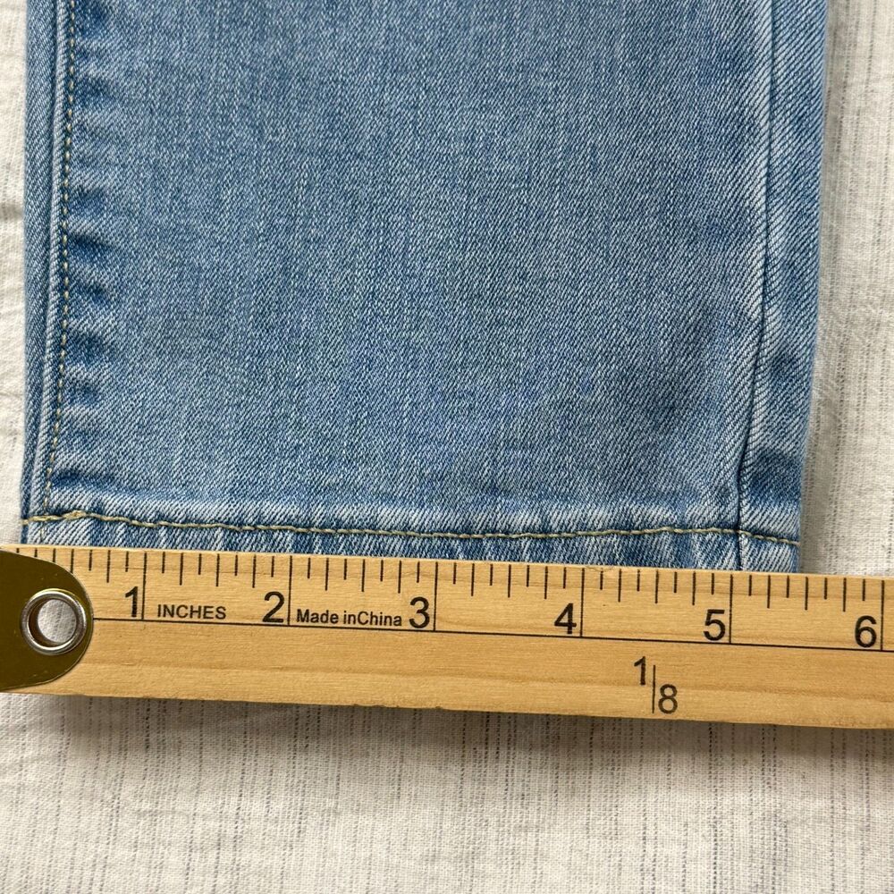 Old Navy The Rock Star Jeans Sz 14 Women's Light‎ Wash Low Rise Denim Distressed - Picture 15 of 16